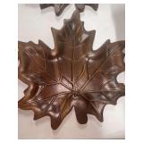 NEW LEAF SHAPED WOODEN BOWL