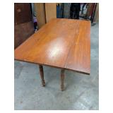 WALNUT DROP LEAF TABLE 72X39X30