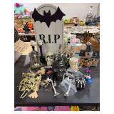 SEVERAL  SKELETON - HALLOWEEN DECORATIONS - ETC.-