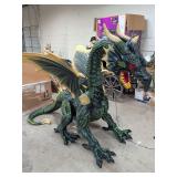 6 FT ANIMATED GREEN DRAGON