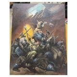 BARBARIAN AT BATTLE PICTURE