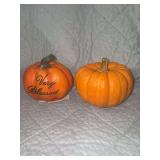 VERY BLESSED PUMPKIN AND DECORATIVE PUMPKIN