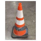28 INCH TALL ORANGE ROAD SAFETY CONE