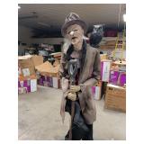 6 1/2 FT ANIMATED LED GRAVEDIGGER TALKS AND MOVES