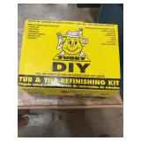 TUBBY DIY TUB AND TILE REFINISHING KIT.  NEW IN BOX.