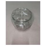 NEW GLASS PUMPKIN BOWL