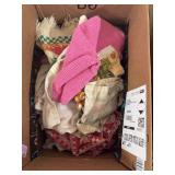 BOX OF ASSORTED HAND KITCHEN TOWELS