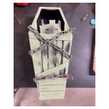 GEMMY ANIMATED 18” COFFIN CASKET- BATTERY OPERATED-