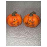 VERY BLESSED PUMPKIN AND DECORATIVE PUMPKIN SO THANKFUL