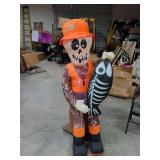 5 1/2 FT SKELETON FISHERMAN