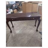 CHERRY COLORED SOFA TABLE