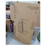 NEW IN BOX - HAMPTON BAY AUBREY PARK BENCH BLACK FINISH