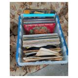 TOTE OF RECORD ALBUMS - COAL MINERS DAUGHTER - JENNIE C RILEY - AND ETC