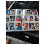BINDER OF 1990 UPPER DECK BASEBALL CARDS - ERIC DAVIS - JOE CARTER - BO JACKSON - AND LOTS OF OTHERS