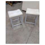 2 STOOLS 24 INCHES FLOOR TO SEAT