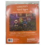 NEW WEATHER RESISTANT YARD SIGNS