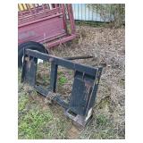 Heavy-Duty Steel Bale Spear Attachment