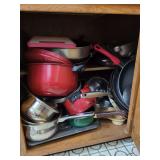 Cookware and Bakeware Set with Lids and Cutting Board