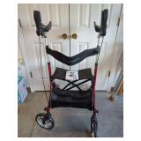 Elenker Upright Walker with Upright Forearm Supports and Storage Bag