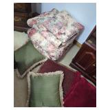 Assorted Decorative Pillows and Cushions