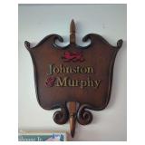 Johnston and Murphy Wooden Store Sign