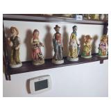 Ceramic Figurines of Rural Figures and Children
