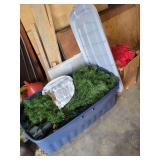 Artificial Christmas Tree and Decoratives