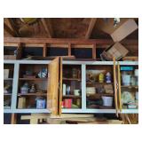 Automotive Maintenance Fluid and Hardware Storage Cabinet