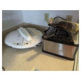 Chefman Deep Fryer and George Foreman Lean Mean Fat Grilling Machine