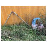 Play Equipment and Chain Link Frame