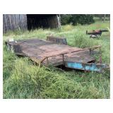 Dual Axle Flatbed Utility Trailer