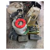 Assorted Shop Tools, Hardware, and Automotive Parts Lot