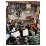 Assorted Automotive Tools, Parts, Hardware, and Electronics Lot