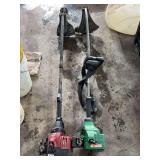 Lot of Two Gas String Trimmers Including Weed Eater FeatherLite Plus and Murray