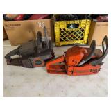 Craftsman 3.7/18 and Husqvarna 55 Rancher Chainsaws Lot