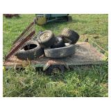 Utility Trailer with Assorted Tires