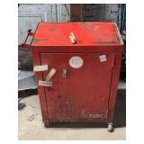 Test Rite Red Rolling Storage Cabinet with Automotive Supplies