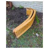 Pair of Yellow Steel Automotive Service Ramps
