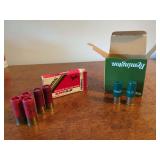 Assorted 12 Gauge Shotgun Shells and Packaging