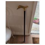 Brass Duck Head Handle Walking Cane