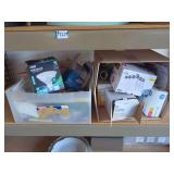 Assorted Light Bulbs and Household Supplies Lot