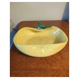 McCoy Ceramic Planter with Bird and Leaf Motif