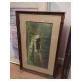 Framed Carl Spitzweg The Bookworm Print