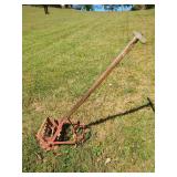 Manual Push Cultivator with Wooden Handle
