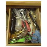 Assorted Kitchen Utensils Drawer Lot