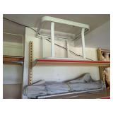 Winston White Metal Frame and Patio Umbrellas