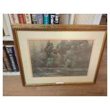 Paul Sawyier Framed Print Evening Reflections Numbered 1413 of 2500