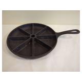Cast Iron Cornbread Skillet Split Pan