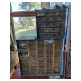 Assorted Plastic Parts Drawer Organizers with Hardware Content