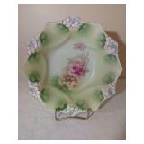 RS Prussia Porcelain Floral Serving Bowl